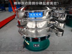 哪種振動(dòng)篩篩分碘鹽？